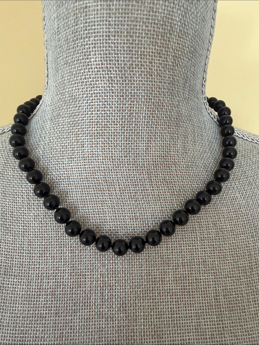 Judith Ripka Black Bead Necklace
